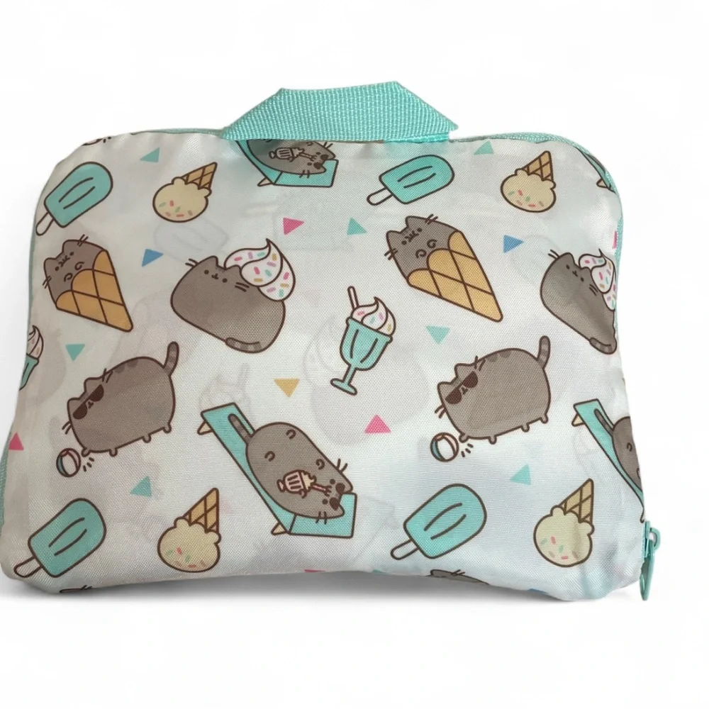 Pusheen Summer 2017 Box Fold Up Backpack Ice Cream Skateboard Mint‎ Green
